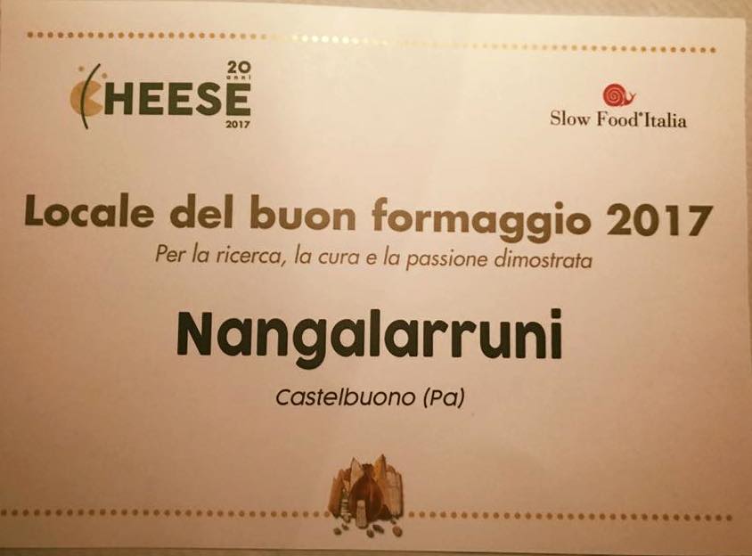 Premiati al Cheese come "Locale del buon formaggio"!