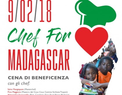 Venerdì 9 febbraio "CHEF FOR MADAGASCAR"