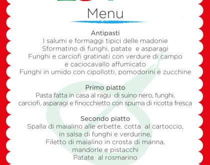 Menu del 25 Aprile