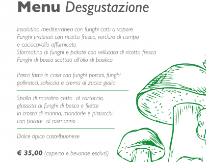 Menu Funghi Fest