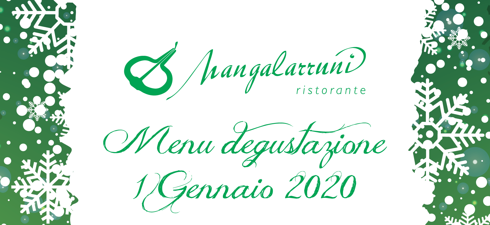 Menu del 1° Gennaio 2020