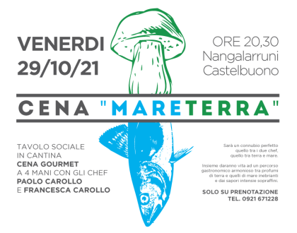 Cena "MareTerra" 29/10/21
